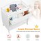 Baby Changing Table Infant Diaper with 3 Drawers and Safety Belt